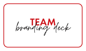 Team branding Deck
