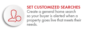 SET CUSTOMIZED SEARCHES